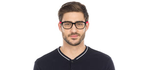 Black Square Full Rim Unisex Eyeglasses by Vincent Chase Online-116425