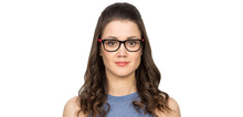 Load image into Gallery viewer, Black Square Full Rim Unisex Eyeglasses by Vincent Chase Online-116425