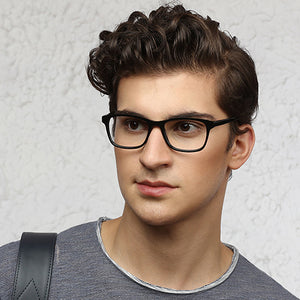 Black Wayfarer Full Rim Unisex Eyeglasses by Vincent Chase Online-116429