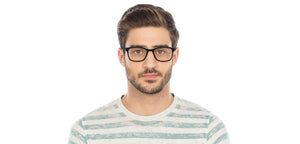 Black Wayfarer Full Rim Unisex Eyeglasses by Vincent Chase Online-116429