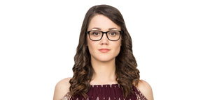 Black Wayfarer Full Rim Unisex Eyeglasses by Vincent Chase Online-116429