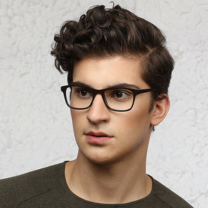 Brown Wayfarer Full Rim Unisex Eyeglasses by Vincent Chase Online-116431