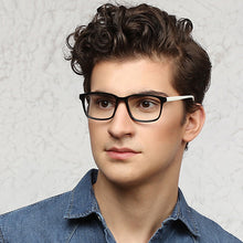 Load image into Gallery viewer, Black Rectangle Full Rim Unisex Eyeglasses by Vincent Chase Online-116437