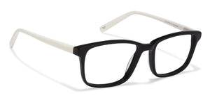 Black Rectangle Full Rim Unisex Eyeglasses by Vincent Chase Online-116437