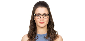 Black Rectangle Full Rim Unisex Eyeglasses by Vincent Chase Online-116437