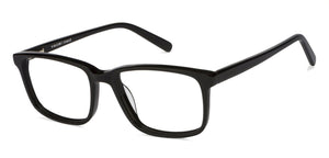 Black Rectangle Full Rim Unisex Eyeglasses by Vincent Chase Computer Glasses-132922