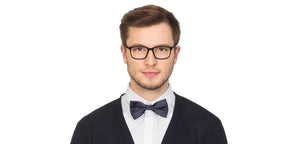Black Rectangle Full Rim Unisex Eyeglasses by Vincent Chase Computer Glasses-132922