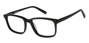 Black Rectangle Full Rim Unisex Eyeglasses by Vincent Chase Computer Glasses-132922