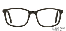 Load image into Gallery viewer, Black Rectangle Full Rim Unisex Eyeglasses by Vincent Chase Online-141701