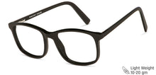 Load image into Gallery viewer, Black Rectangle Full Rim Unisex Eyeglasses by Vincent Chase Online-141701