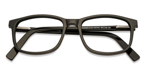 Black Rectangle Full Rim Unisex Eyeglasses by Vincent Chase Online-141701