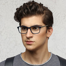 Load image into Gallery viewer, Black Rectangle Full Rim Unisex Eyeglasses by Vincent Chase VC-116439