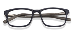 Black Rectangle Full Rim Unisex Eyeglasses by Vincent Chase VC-116439