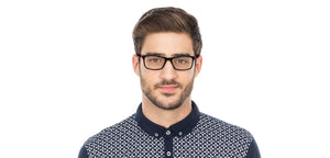 Black Rectangle Full Rim Unisex Eyeglasses by Vincent Chase Online-116441
