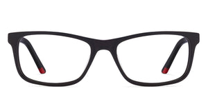 Black Rectangle Full Rim Unisex Eyeglasses by Vincent Chase Online-116441