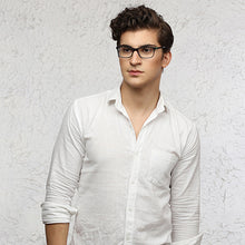 Load image into Gallery viewer, Grey Rectangle Full Rim Unisex Eyeglasses by Vincent Chase Online-116447