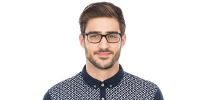 Grey Rectangle Full Rim Unisex Eyeglasses by Vincent Chase Online-116447