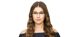 Black Rectangle Half Rim Unisex Eyeglasses by Lenskart Air Online-116763