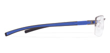 Load image into Gallery viewer, Grey Rectangle Half Rim Unisex Eyeglasses by Lenskart Air Online-116794