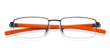 Load image into Gallery viewer, Grey Rectangle Half Rim Unisex Eyeglasses by Lenskart Air Online-116797