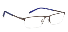 Load image into Gallery viewer, Gunmetal Rectangle Half Rim Unisex Eyeglasses by Vincent Chase VC-120102
