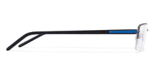 Load image into Gallery viewer, Grey Rectangle Half Rim Unisex Eyeglasses by Lenskart Air Online-116818