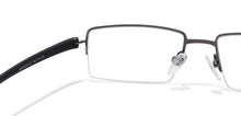 Load image into Gallery viewer, Grey Rectangle Half Rim Unisex Eyeglasses by Lenskart Air Online-116818