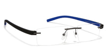 Load image into Gallery viewer, Grey Rectangle Rimless Unisex Eyeglasses by Lenskart Air Online-120132