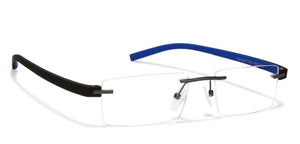 Grey Rectangle Rimless Unisex Eyeglasses by Lenskart Air Online-120132