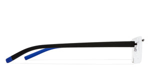 Grey Rectangle Rimless Unisex Eyeglasses by Lenskart Air Online-120132