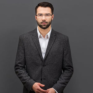 Grey Rectangle Rimless Unisex Eyeglasses by Lenskart Air Online-120132