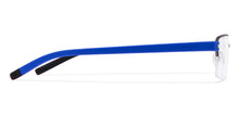 Load image into Gallery viewer, Grey Rectangle Half Rim Unisex Eyeglasses by Lenskart Air Online-116830