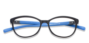 Grey Cat Eye Full Rim Women Eyeglasses by Lenskart Air Online-117251