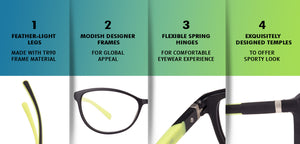 Black Cat Eye Full Rim Women Eyeglasses by Lenskart Air Online-117255