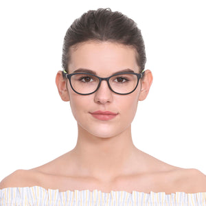 Black Cat Eye Full Rim Women Eyeglasses by Lenskart Air Online-117255