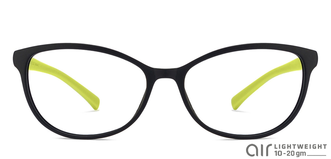 Black Cat Eye Full Rim Women Eyeglasses by Lenskart Air Online-117255