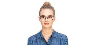 Grey Rectangle Full Rim Unisex Eyeglasses by Lenskart Air Online-117265
