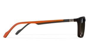 Grey Rectangle Full Rim Unisex Eyeglasses by Lenskart Air Online-117269