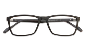 Grey Rectangle Full Rim Unisex Eyeglasses by Lenskart Air Online-117269