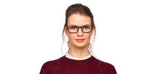 Brown Rectangle Full Rim Unisex Eyeglasses by Lenskart Air Online-117272