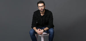 Black Rectangle Full Rim Unisex Eyeglasses by Lenskart Air Online-117273