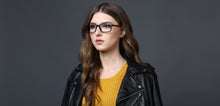 Load image into Gallery viewer, Black Rectangle Full Rim Unisex Eyeglasses by Lenskart Air Online-117273