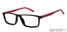 Load image into Gallery viewer, Black Rectangle Full Rim Unisex Eyeglasses by Lenskart Air Online-117273