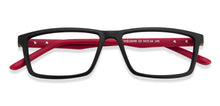 Load image into Gallery viewer, Black Rectangle Full Rim Unisex Eyeglasses by Lenskart Air Online-117273