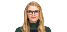 Load image into Gallery viewer, Black Rectangle Full Rim Unisex Eyeglasses by Lenskart Air Online-117273
