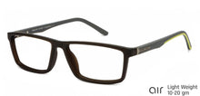 Load image into Gallery viewer, Brown Rectangle Full Rim Unisex Eyeglasses by Lenskart Air Online-117276