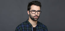 Load image into Gallery viewer, Brown Rectangle Full Rim Unisex Eyeglasses by Lenskart Air Online-117276