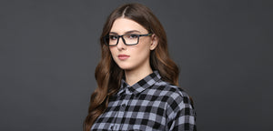 Brown Rectangle Full Rim Unisex Eyeglasses by Lenskart Air Online-117276