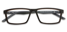 Load image into Gallery viewer, Brown Rectangle Full Rim Unisex Eyeglasses by Lenskart Air Online-117276