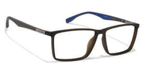 Grey Rectangle Full Rim Unisex Eyeglasses by Lenskart Air Online-117279